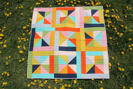 Colourful Baby Quilt - Sew & Such & More